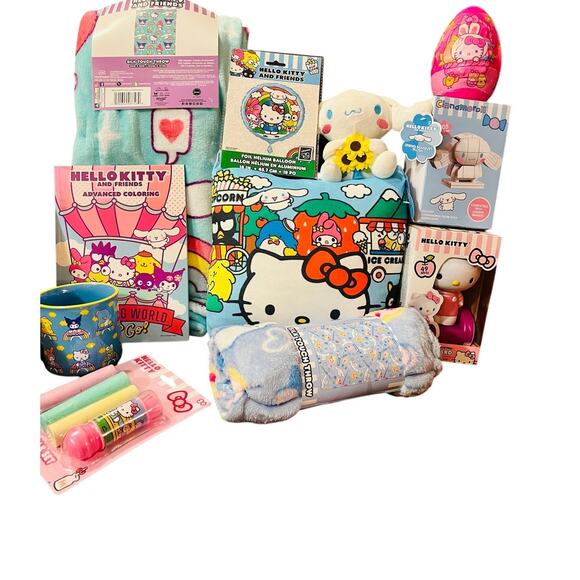 Hello kitty adorable Easter Bundle 40 by 50 hello friendship small cinnamoroll
